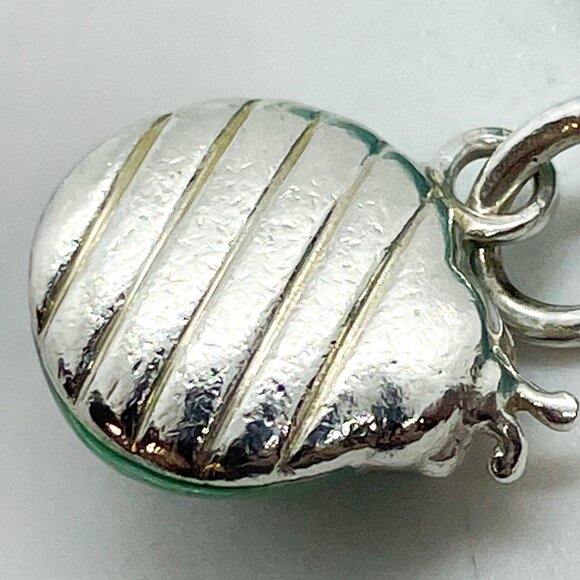HALLMARK FADED - Tiffany & Co Blue Enamel Ladybug Charm Sterling Silver - Picture 3 of 14